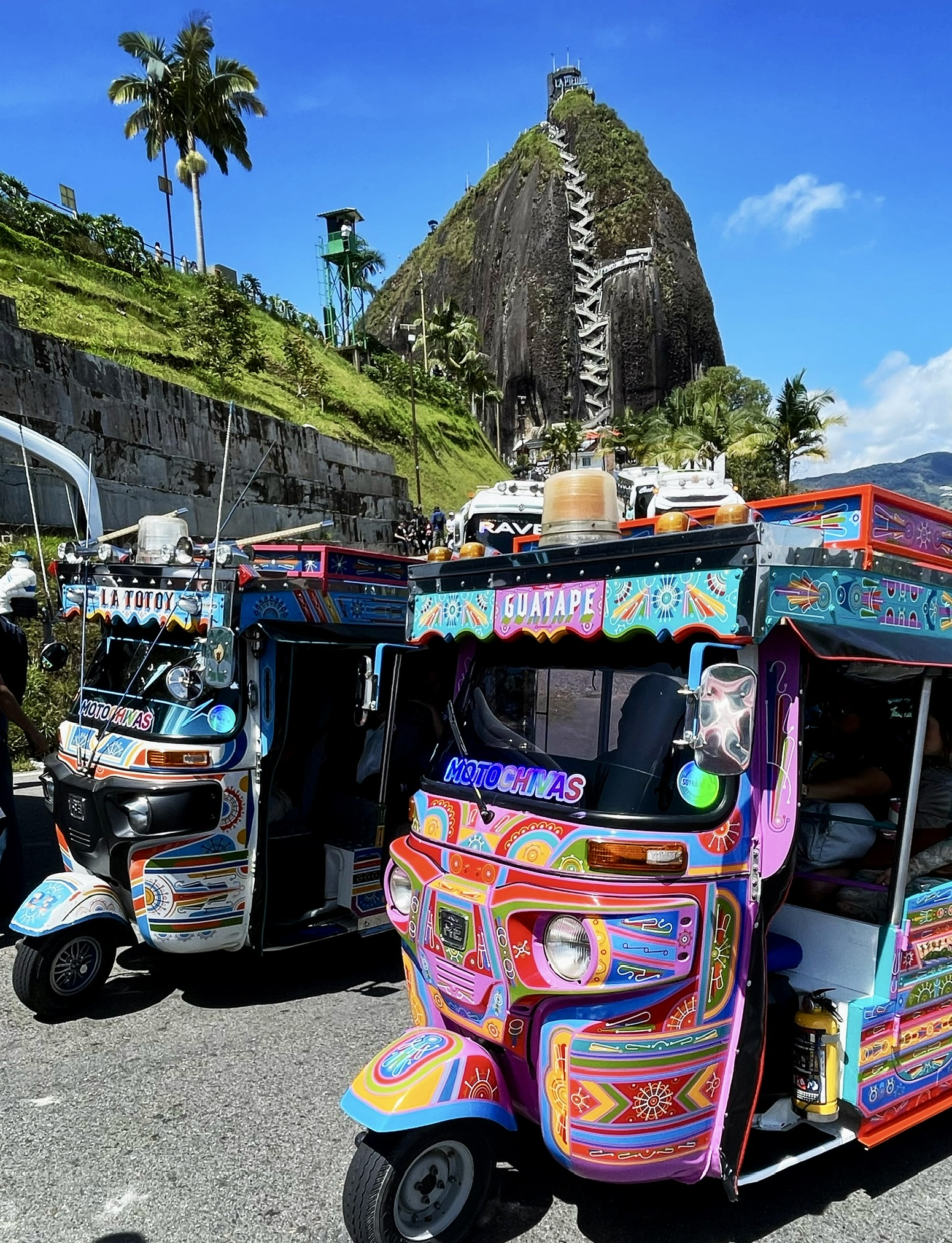 Guatapé · El Peñol · Antioquia, Colombia · photographed by Wilson, accurately representing Guatapé + El Peñol